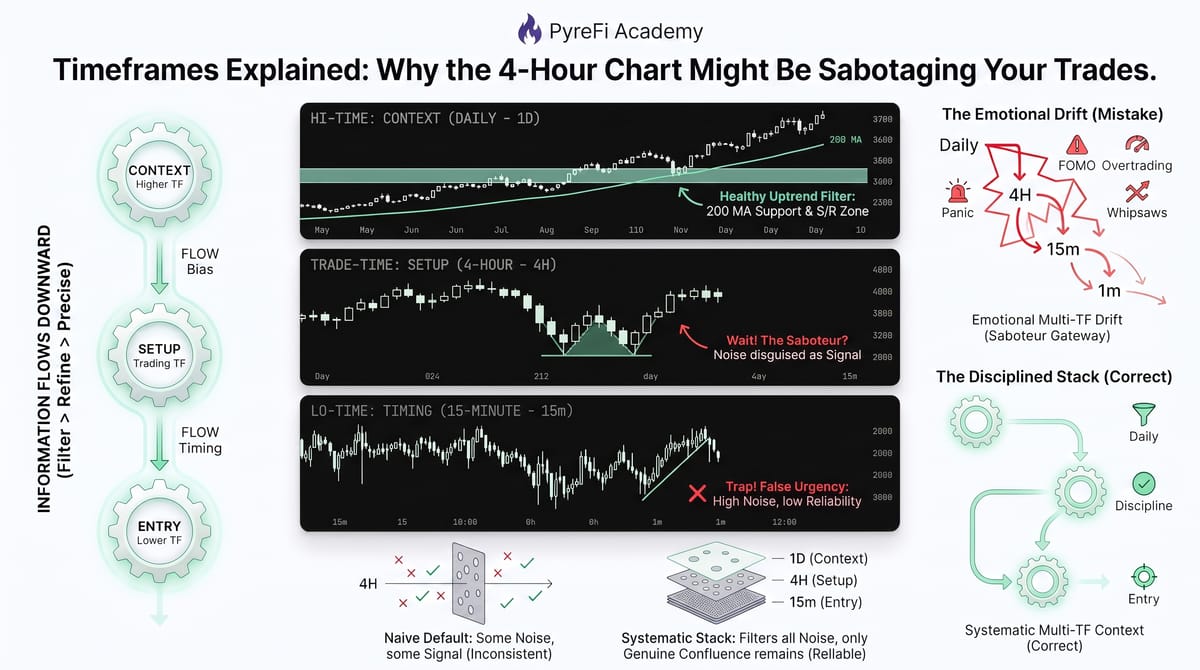 Timeframes Explained: Why the 4-Hour Chart Might Be Sabotaging Your Trades